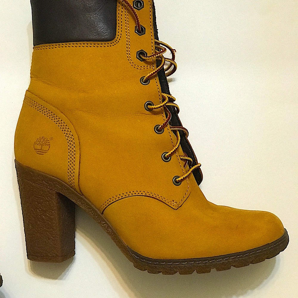 Timberland Women’s Leather Boots Wheat/Nubuck Size 7.5